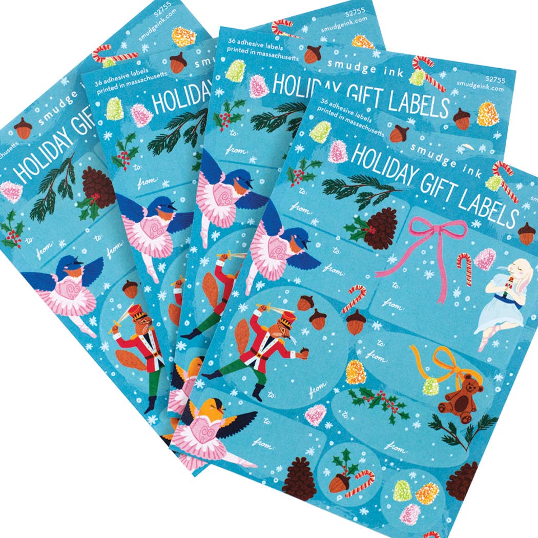 Nutcracker Holiday Gift Labels – The Gamble House Bookstore